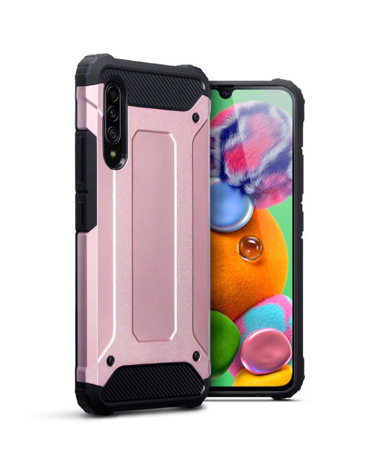 Terrapin Samsung Galaxy A90 5G Double Layer Impact Case - Rose Gold