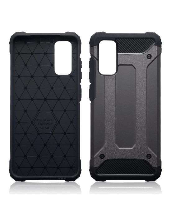 Terrapin Double Layer Impact Case - Gunmetal for Samsung Galaxy S20