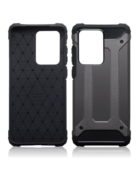 Terrapin Double Layer Impact Case - Gunmetal for Samsung Galaxy S20 Ultra