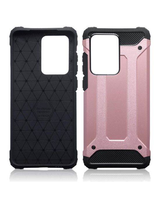 Terrapin Double Layer Impact Case - Rose Gold for Samsung Galaxy S20 Ultra