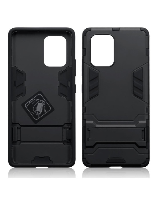 Terrapin Samsung Galaxy S10 Lite Dual Layer Shock Resistant Case with Stand - Bl