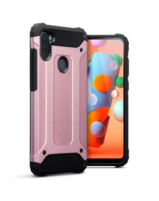 Terrapin Double Layer Impact Case for Samsung Galaxy A11 - Rose Gold
