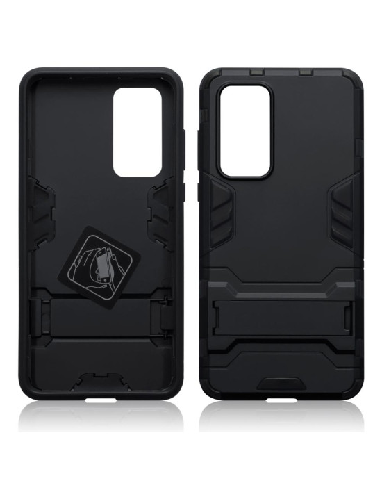 Terrapin Huawei P40 Dual Layer Armour Case with Stand - Black