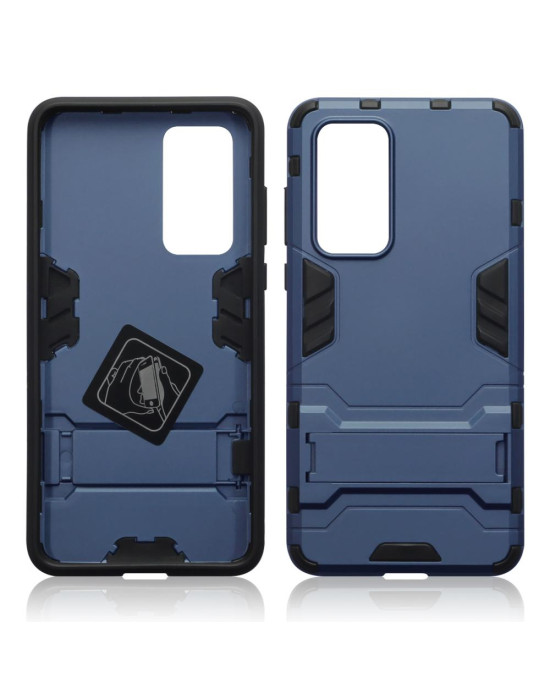 Terrapin Huawei P40 Dual Layer Armour Case with Stand - Dark Blue