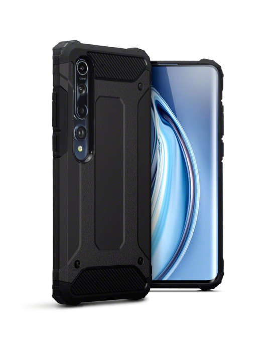 Terrapin Xiaomi Mi 10 5G / Xiaomi Mi 10 Pro 5G Double Layer Impact Case - Black