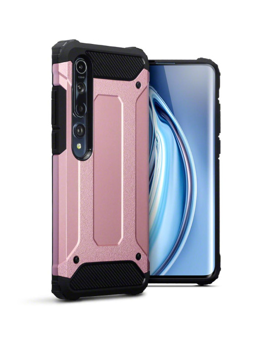 Terrapin Xiaomi Mi 10 5G / Xiaomi Mi 10 Pro 5G Double Layer Impact Case - Rose G
