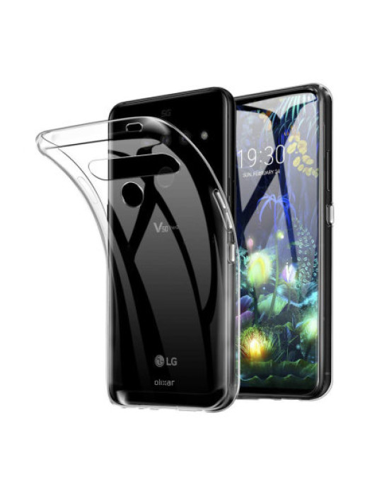 Olixar Ultra-Thin LG V50 ThinQ Case - 100% Clear Olixar Ultra-Thin LG V50 ThinQ Case - 100% Clear