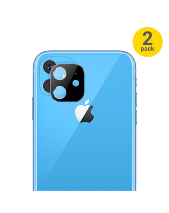 Olixar iPhone 11 Tempered Glass Camera Protectors - Twin Pack