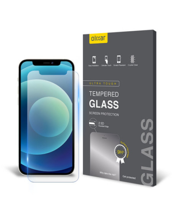 Olixar iPhone 12 Anti-Blue Light Tempered Glass Screen Protector