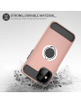 Olixar ArmaRing iPhone 11 Finger Loop Tough Case - Rose Gold