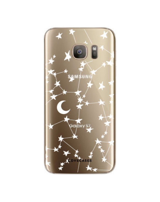 LoveCases Samsung S7 Clear Starry Phone Case