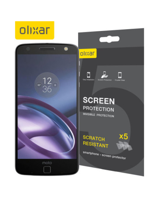 Olixar Motorola Moto Z Play Screen Protector 2-in-1 Pack