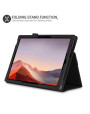 Olixar Leather-style Microsoft Surface Pro 7 Stand Case - Black Olixar Leather-style Microsoft Surface Pro 7 Stand Case - Black