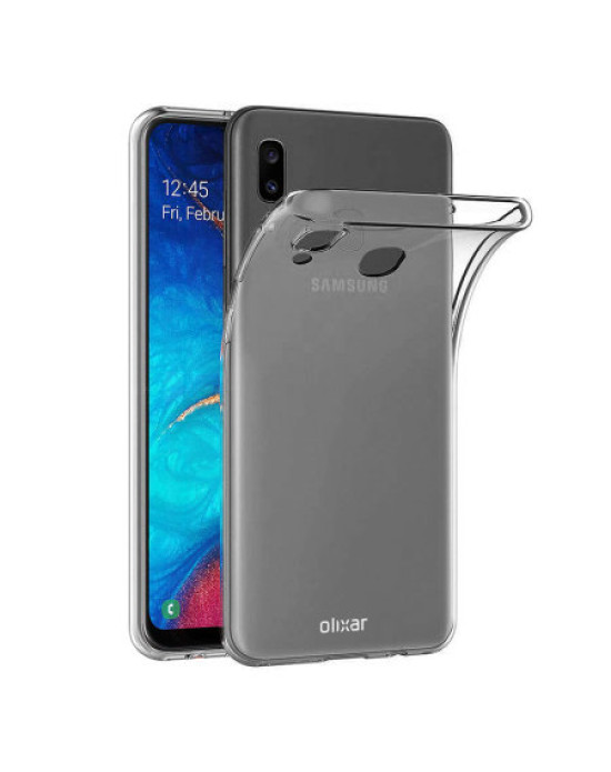 Olixar FlexiShield Samsung Galaxy A30 Gel Case - Clear