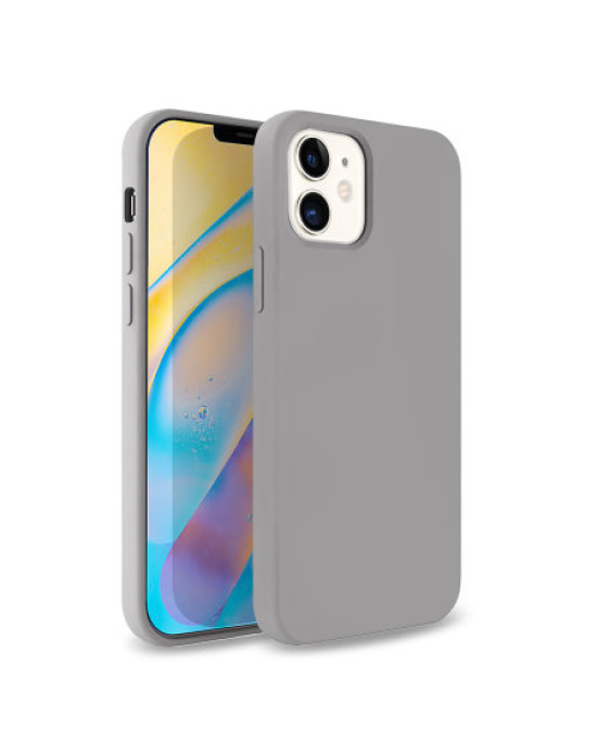 Olixar Soft Silicone iPhone 12 Case - Grey