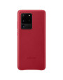 Official Samsung Galaxy S20 Ultra Leather Cover Case - Red