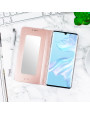 Olixar Leather-Style Huawei P30 Pro Mirror Case - Rose Gold Olixar Leather-Style Huawei P30 Pro Mirror Case - Rose Gold