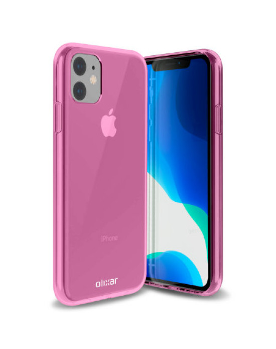 Olixar FlexiShield iPhone 11 Gel Case - Pink