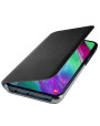 Official Samsung Galaxy A40 Wallet Flip Cover Case - Black