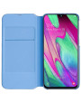 Official Samsung Galaxy A40 Wallet Flip Cover Case - Black