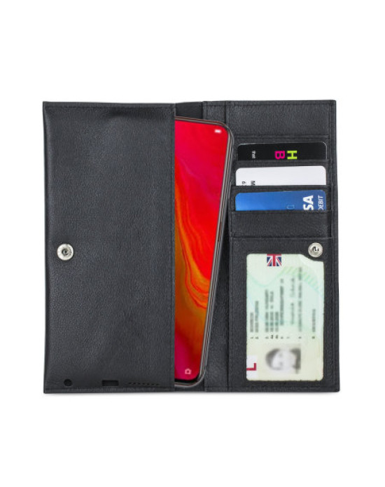 Olixar Primo Genuine Leather Oppo Reno Lite Wallet Case - Black