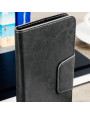Olixar Rotating 5.5 Inch Leather-Style Universal Phone Case - Black