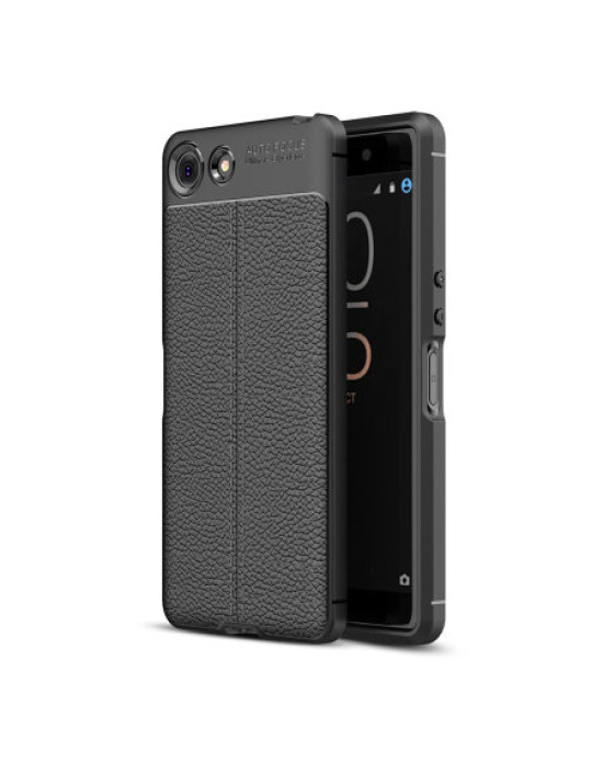Olixar Attache Sony Xperia XZ4 Compact Leather-Style Case - Black