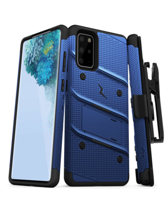 Zizo Bolt Samsung Galaxy S20 Tough Case - Blue