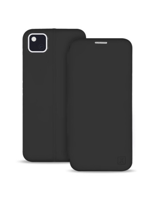 Olixar Google Pixel 4a Soft Silicone Flip Case - Black Olixar Google Pixel 4a Soft Silicone Flip Case - Black