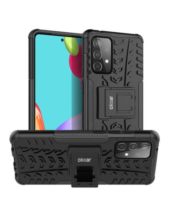 Olixar ArmourDillo Samsung Galaxy A52 5G Protective Case - Black