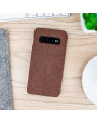 Olixar Canvas Samsung Galaxy S10 Plus Wallet Case - Brown