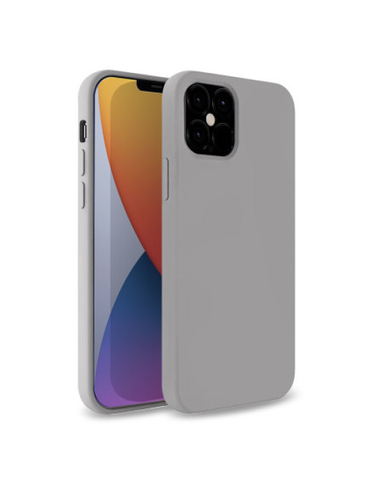 Olixar Soft Silicone iPhone 12 Pro Case - Grey