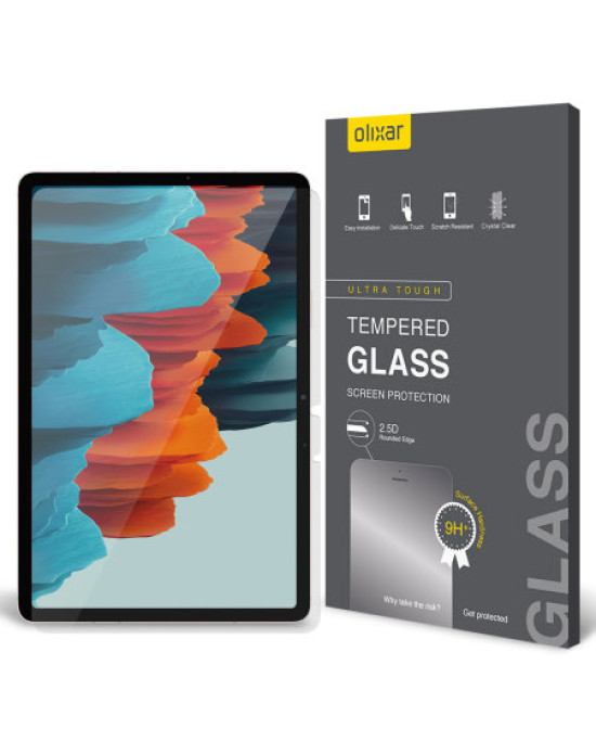 Olixar Samsung Galaxy Tab S7 Plus Tempered Glass Screen Protector