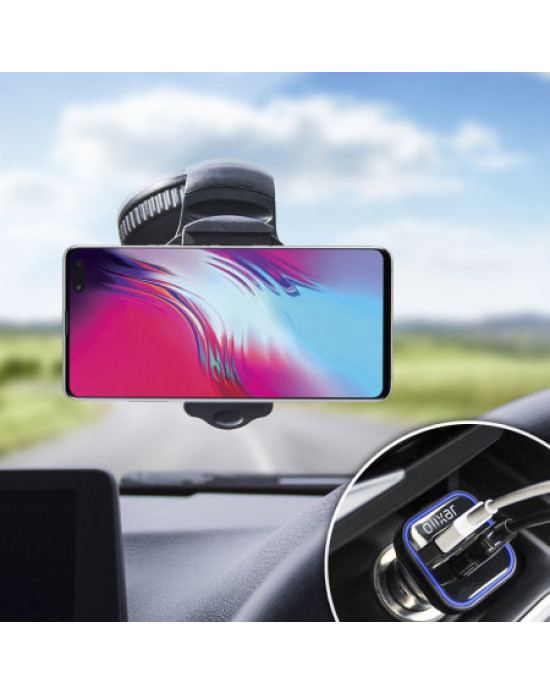 Olixar DriveTime Samsung Galaxy S10 5G Car Holder & Charger Pack