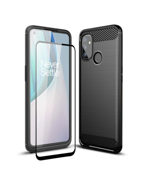 Olixar Sentinel OnePlus Nord N100 Case & Glass Screen Protector