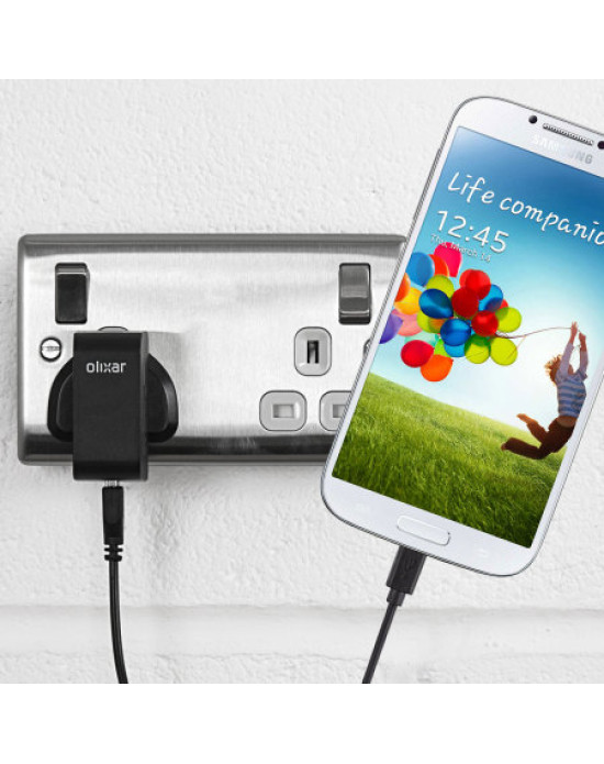 High Power Samsung Galaxy S4 Wall Charger & 1m Cable