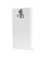 Olixar Leather-Style HTC One M9 Plus Wallet Stand Case - White