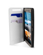 Olixar Leather-Style HTC One M9 Plus Wallet Stand Case - White