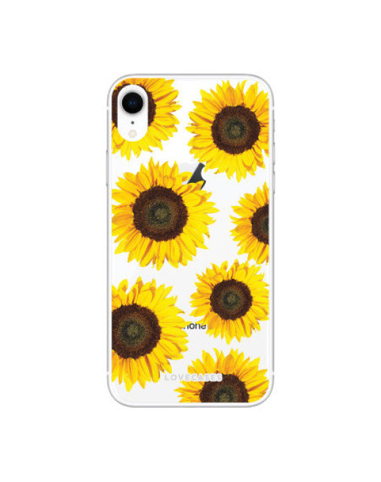 LoveCases iPhone XR Sunflower Clear Phone Case