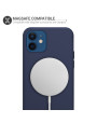 Olixar iPhone 12 MagSafe Compatible Silicone Case - Deep Blue