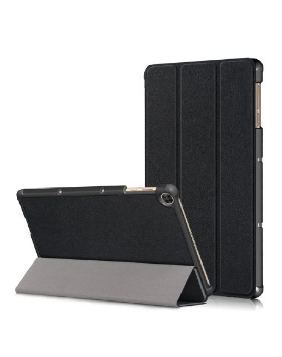 Olixar Leather-style Amazon Fire HD 8 Plus 2020 Folio Stand Case Black