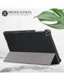 Olixar Leather-style Amazon Fire HD 8 Plus 2020 Folio Stand Case Black