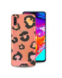 LoveCases Samsung A70 Leopard Print Clear Case - Multicolour