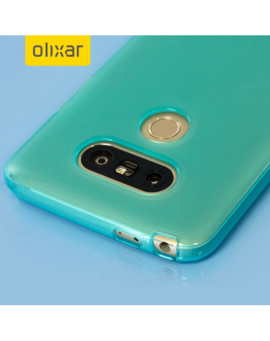Olixar FlexiShield LG G5 Gel Case - Blue Olixar FlexiShield LG G5 Gel Case - Blue