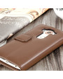 Olixar Genuine Leather LG V10 Wallet Case - Brown