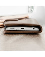 Olixar Genuine Leather LG V10 Wallet Case - Brown