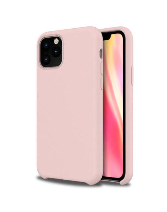 Olixar Soft Silicone iPhone 11 Pro Max Case - Pastel Pink
