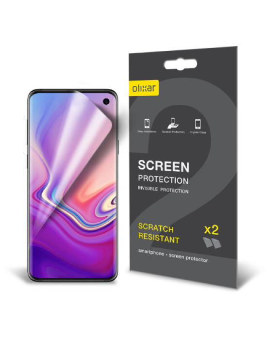 Olixar Samsung Galaxy S10e Film Screen Protector 2-in-1 Pack