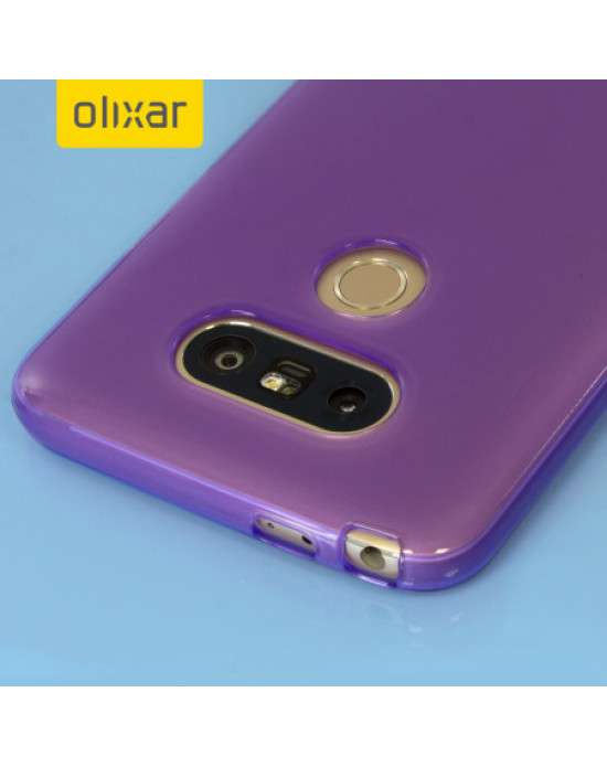 Olixar FlexiShield LG G5 Gel Case - Purple
