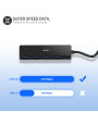 Olixar Compact 4-Port USB 3.0 Extender Hub For Laptop & PC Olixar Compact 4-Port USB 3.0 Extender Hub For Laptop & PC